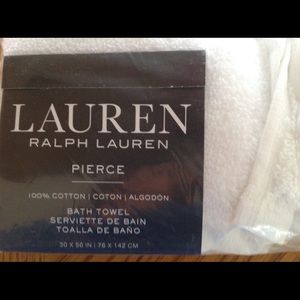 Ralph Lauren White Bath Towel